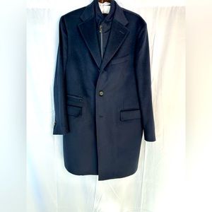 CORNELIANI heavy wool and cashmere coat - 54R/44/R